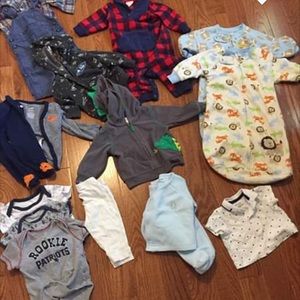 Boys 3/6 month clothes